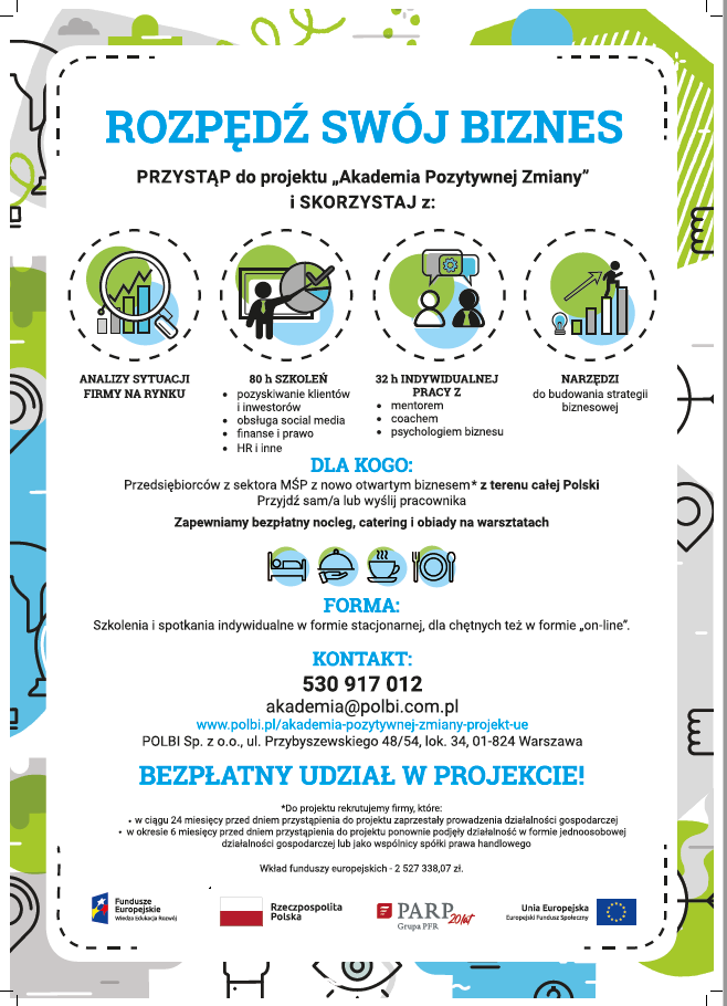 Przystąp do bezpłatnego projektu Akademia Pozytywnych Zmian